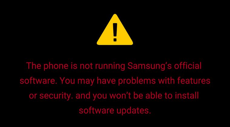 Remove Bootloader Unlock Warning on Samsung