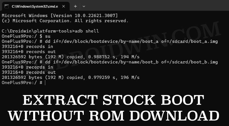 extract boot without rom download