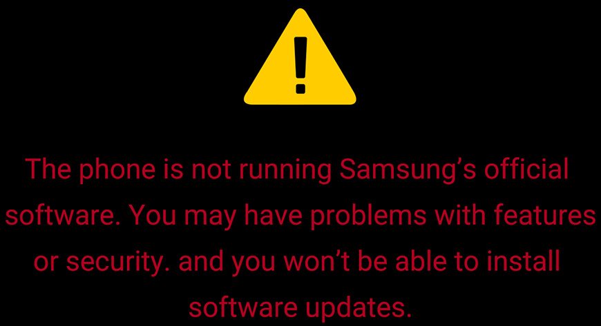 Remove Bootloader Unlock Warning on Samsung
