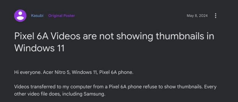 Pixel Video Thumbnails not showing on Windows: How to Fix - TheDroidWin
